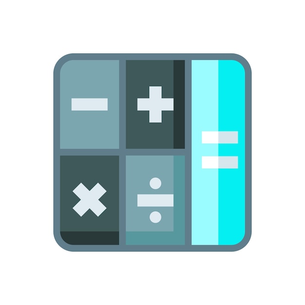 calculator icon design vector template