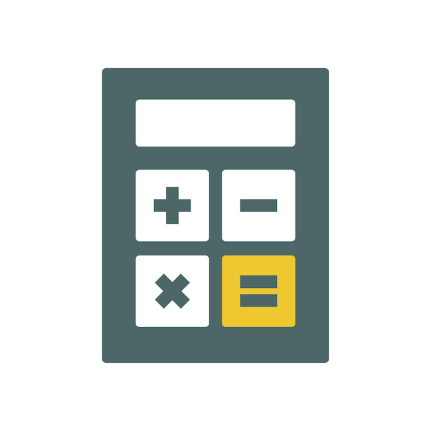 calculator icon design vector template
