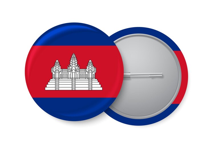 Vector cambodia badge