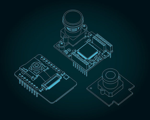 Camera modules drawings