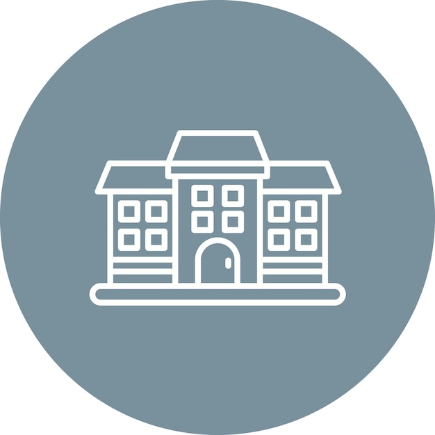 Campus icon vector image Can be used for Learning
