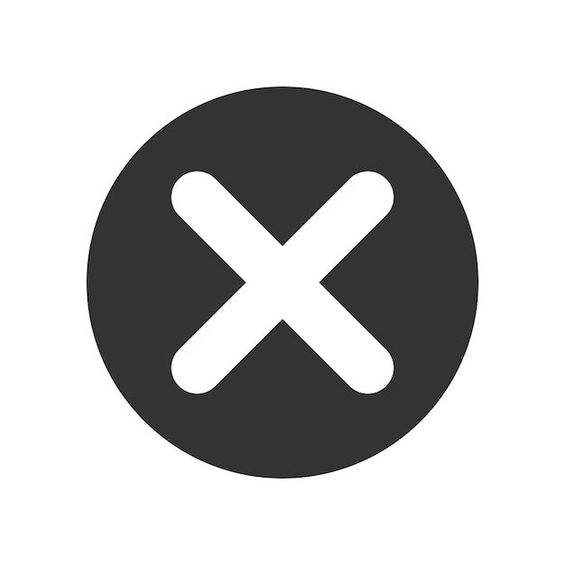 Cancel cross icon