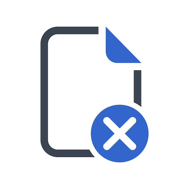 Cancel file icon