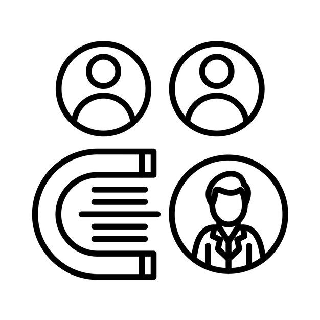 Candidate Attraction Line Illustration