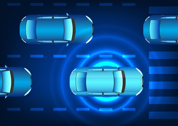 car technology that has an alert system around the car when other cars are approaching innovation