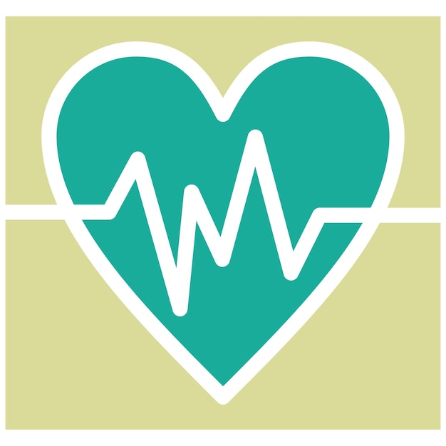Cardiology vector icon illustration of Medicine iconset