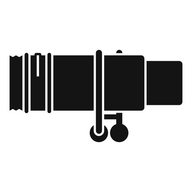 Cargo funnel icon simple vector Ground airport Airplane vehicle