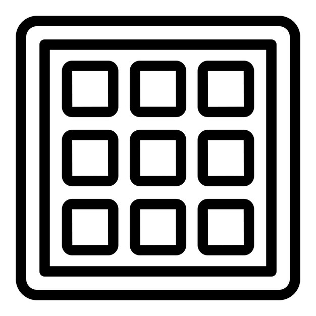 Casino play icon outline vector Online chess Business design