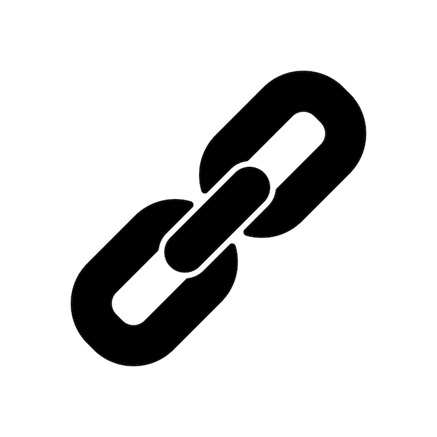 chain icon vector template logo trendy collection flat design