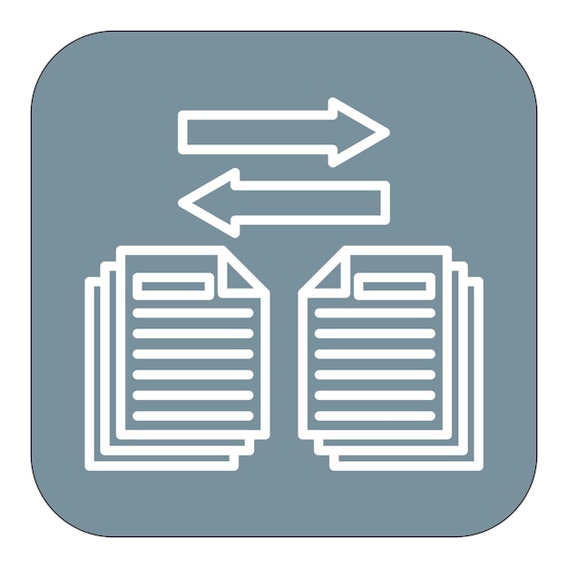 change vector icon can be used for documents and files iconset