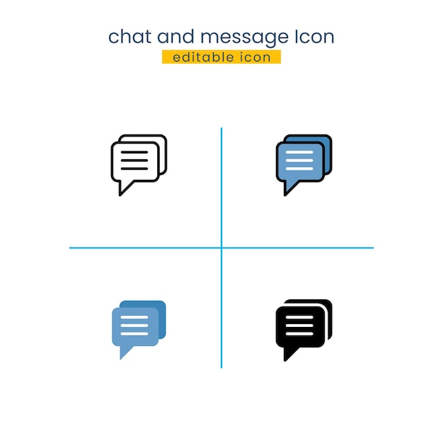 chat and message Icon