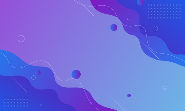 Chất lỏng gradient màu xanh lam và tím trừu tượng với nền hình dạng sóng. Mẫu cho tờ rơi.