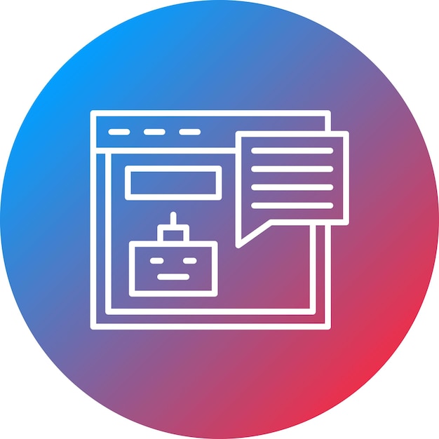 chatbot icon vector image can be used for communications