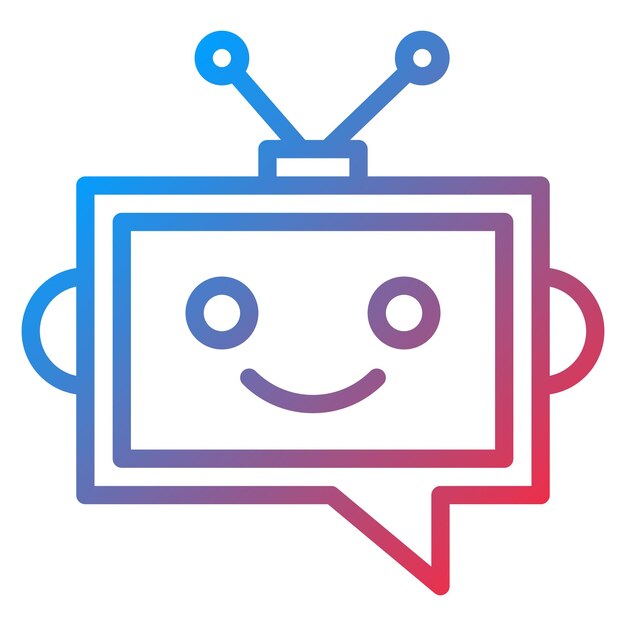 chatbot icon vector image can be used for cyberpunk