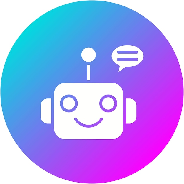 Chatbot vector icon Can be used for Communications iconset