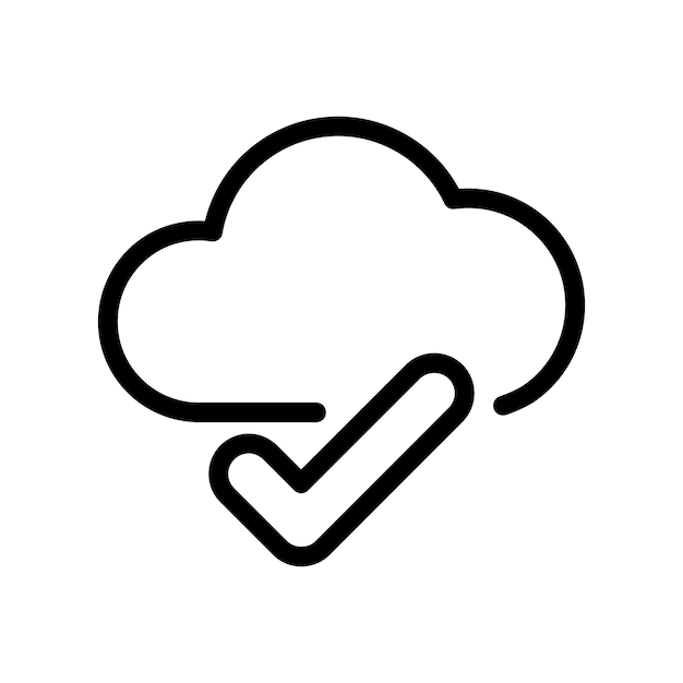 Check cloud icon