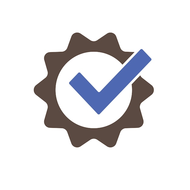 Check mark icon symbols vector symbol for website computer and mobile vector