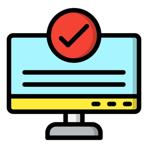 Checking Vector Icon Design Illustration