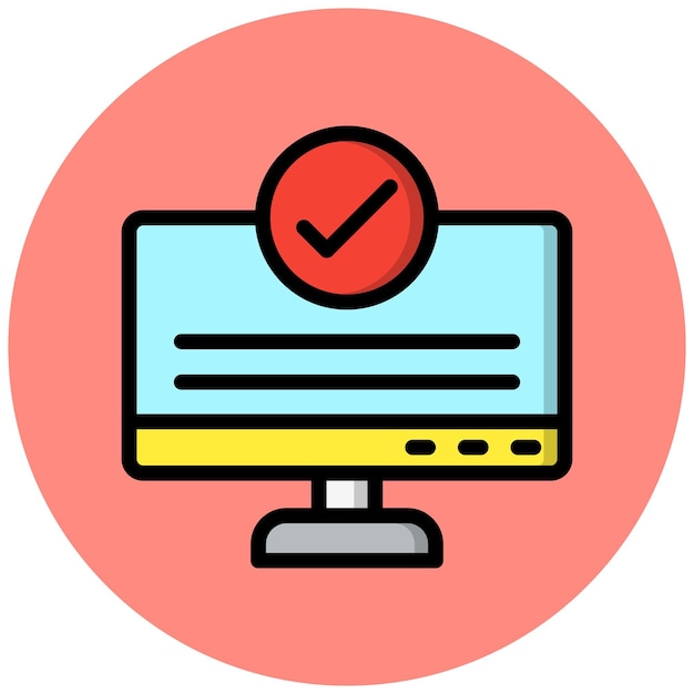 Checking Vector Icon Design Illustration