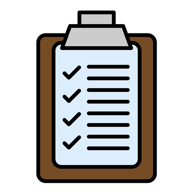 Checklist Flat Illustration