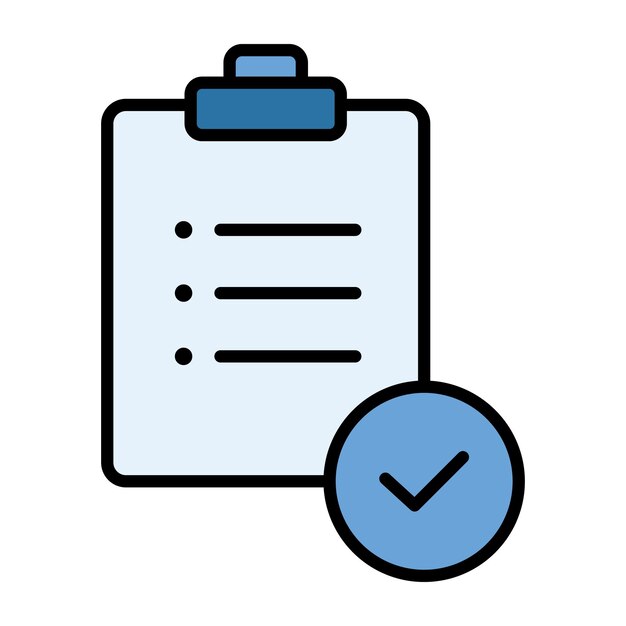 Checklist Flat Illustration
