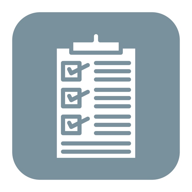 Checklist icon vector image Can be used for Adventure