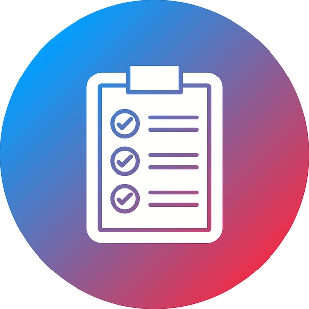 Checklist icon vector image Can be used for Chemistry
