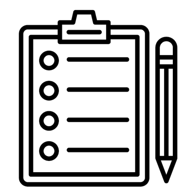 Checklist vector icon Can be used for Action Plan iconset