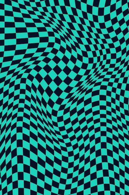 Chess Distorted Abstract Background Design Vector 2