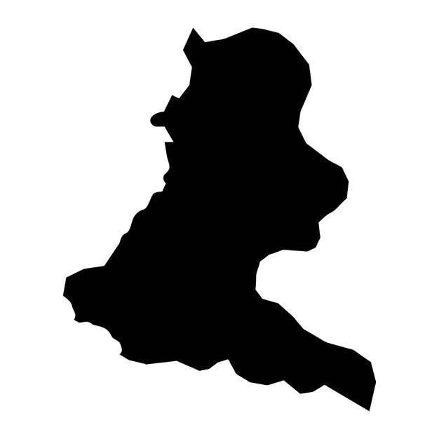 Chimbu Province map administrative division of Papua New Guinea Vector illustration