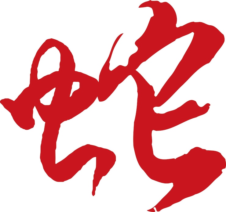 Vector chinese new year of snake 2024 character