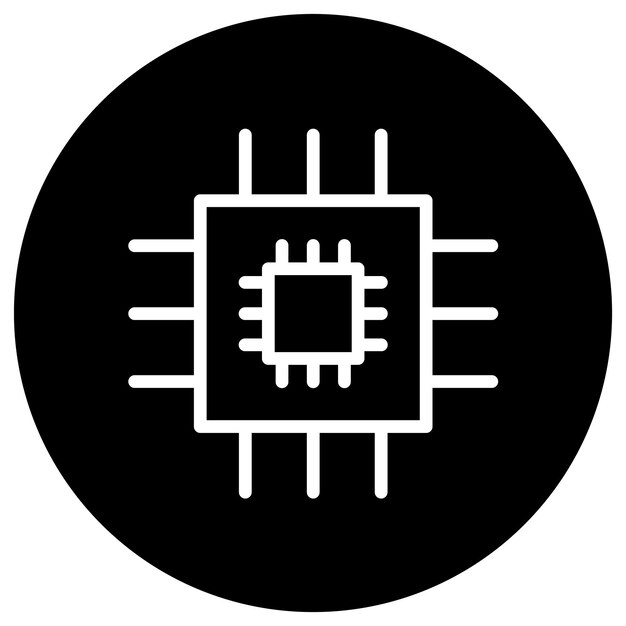 Chip Vector Icon Design Illustration