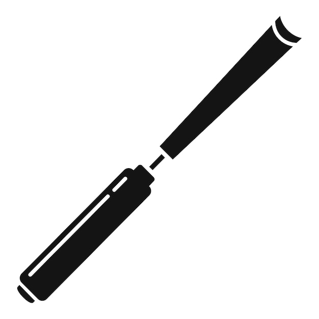 chisel icon simple illustration of chisel vector icon for web design isolated on white background