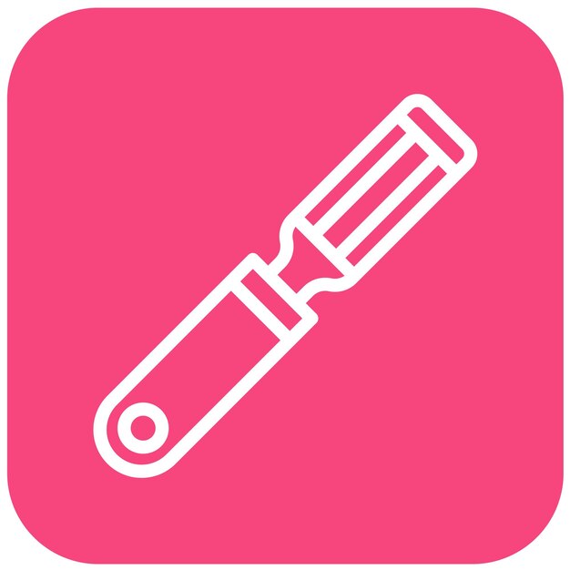 Chisel Vector Icon Design Illustration