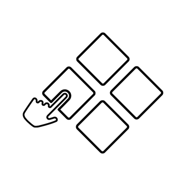 Choice option selection icon Line icon outline symbol
