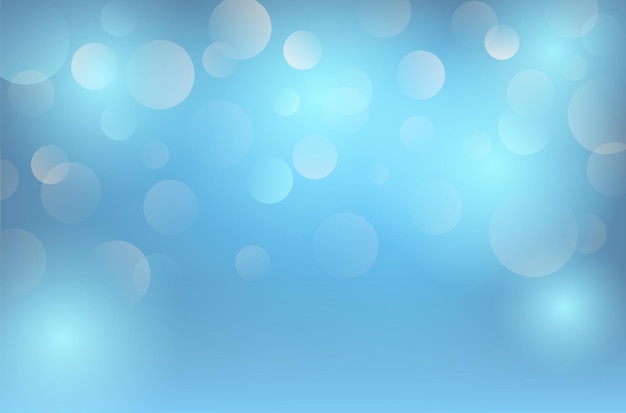 Christmas and Happy New Year banner with copy space for your text. Shining blue and beige round glare. Celebration background for design cards, invitations.