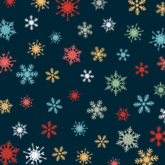 Christmas background with a snowflake pattern design