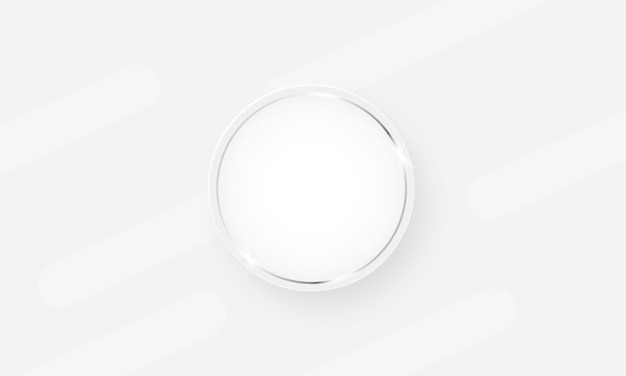 circle banners with shiny silver ring frame