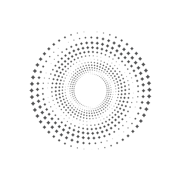 Circle Halftone Vector Art Icons and Graphics