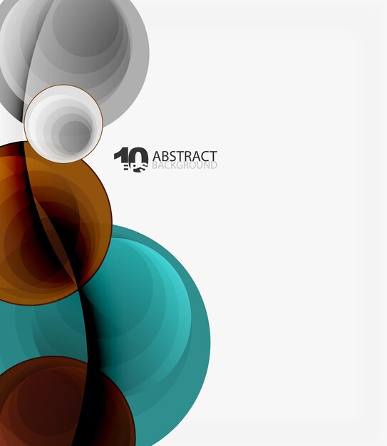 circle vector background geometric abstraction