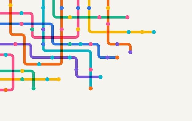 circuit connect lines and dots network technology and connection concept decentralized network nodes connections