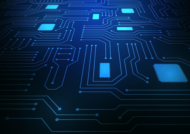 circuit technology background with hi-tech digital data connection system and computer electronic design