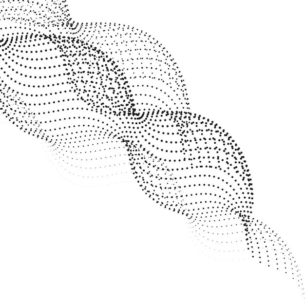 circular halftone dots free vector background