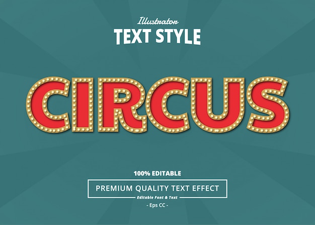 circus text effect