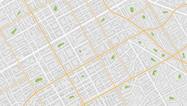 City street road city streets and blocks route distance data path turns and destination tag or mark