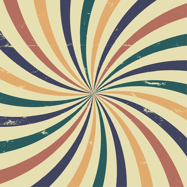 Classic vintage retro sunburst background