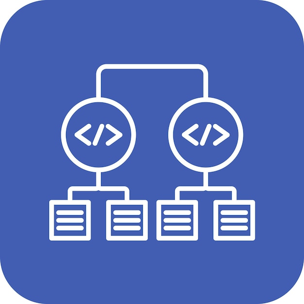 classification icon vector image can be used for big data