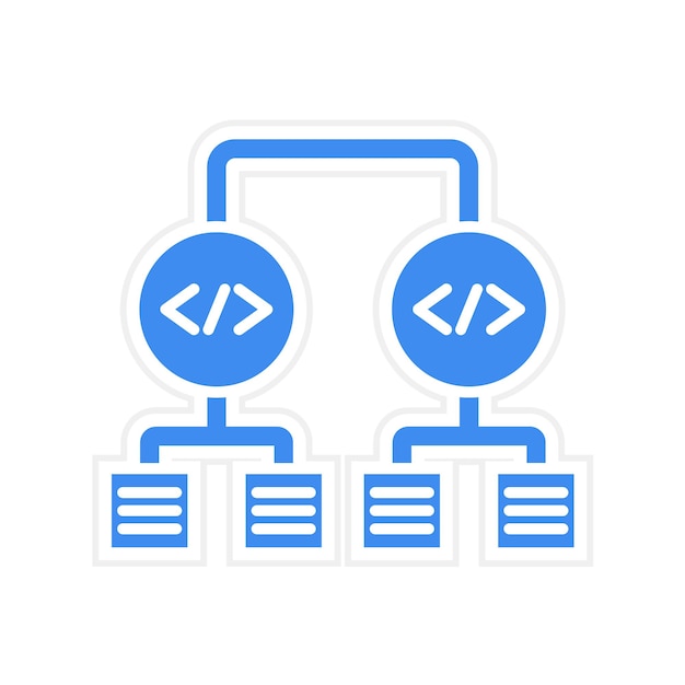 Classification icon vector image Can be used for Big Data