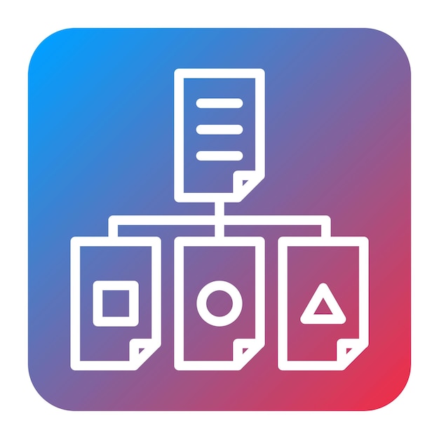 Classification icon vector image Can be used for Data Science