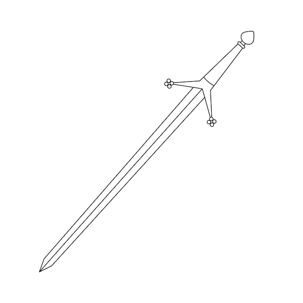 Claymore Sword Illustration